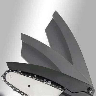 Mini Motosserra Elétrica de Poda Recarregável com Bateria 1200mAh