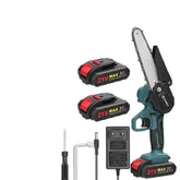 Mini Motosserra Elétrica de Poda Recarregável com Bateria 1200mAh